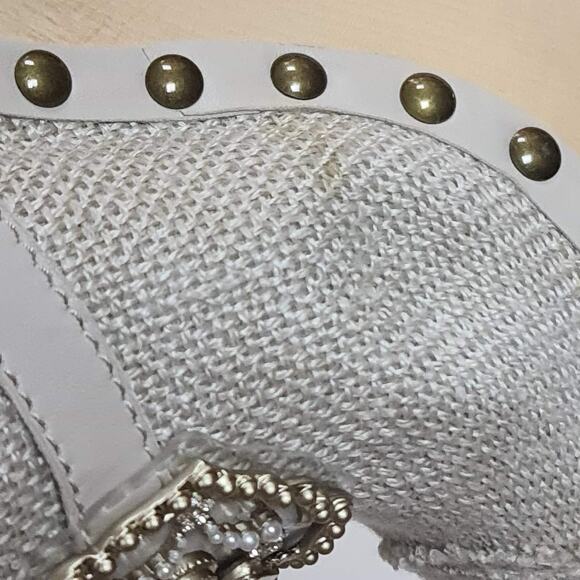 Chanel Shoe Platform Clog Limited Edition Jewel Hardware Sz 39.5 - Picture 5 of 10